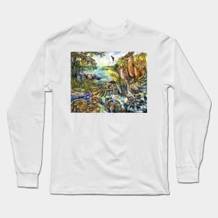 Wildlife of the Eastern Woodlands Long Sleeve T-Shirt